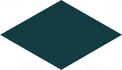 Декор Риад бирюзовый тёмный глянцевый 13,5x7,8x0,9