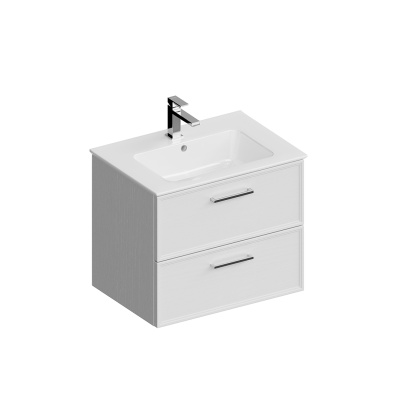 Тумба PIANO Classic подвесная 65, ясень белый матовая