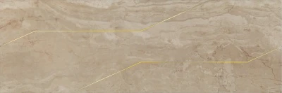 Декор Эвора бежевый глянцевый обрезной 30x89,5x0,9