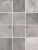 Спартель серый матовый 29,8х39,8x0,7 из 12 частей 9,8x9,8