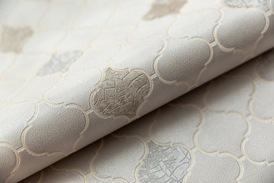 Обои виниловые Арабески мотив, бежевый светлый