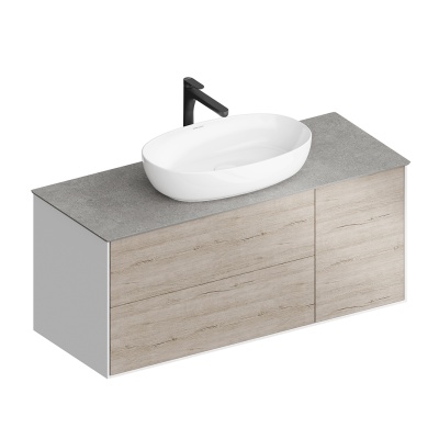 Тумба PLAZA Modern подвесная с ящиками 120, дуб Орегон Тумба PLAZA Modern подвесная с ящиками 120, дуб Орегон