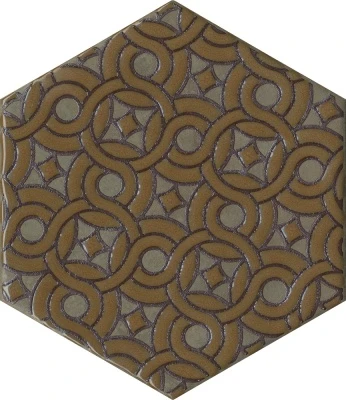 Декор Гроссето коричневый 20x23,1x0,7