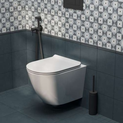 Комплект с подвесным унитазом Sfera и сиденьем Plaza Modern