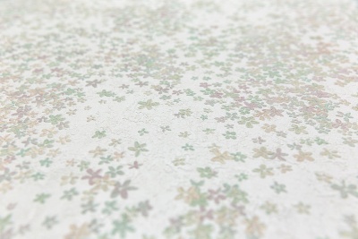 Обои виниловые на флизелиновой основе Апрель мотив 1, белый цветной