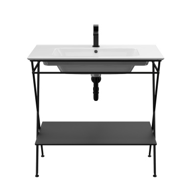 Металлическая структура PIANO Next напольная 85, черная матовая Металлическая структура PIANO Next напольная 85, черная матовая